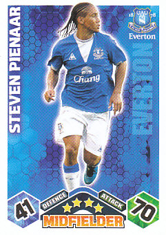 Steven Pienaar Everton 2009/10 Topps Match Attax #138